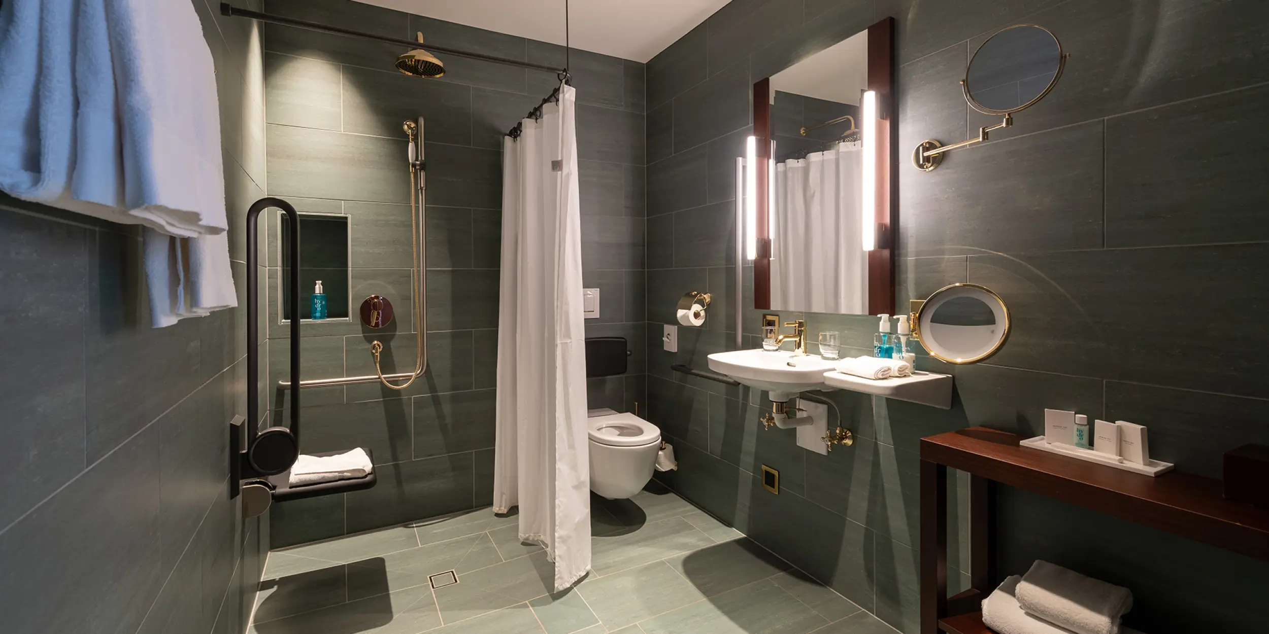 Deluxe Cabin Barrierefrei - Bad Horn